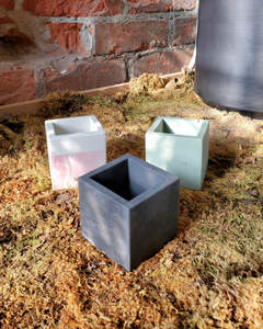 Cube Planters by Poured Forms